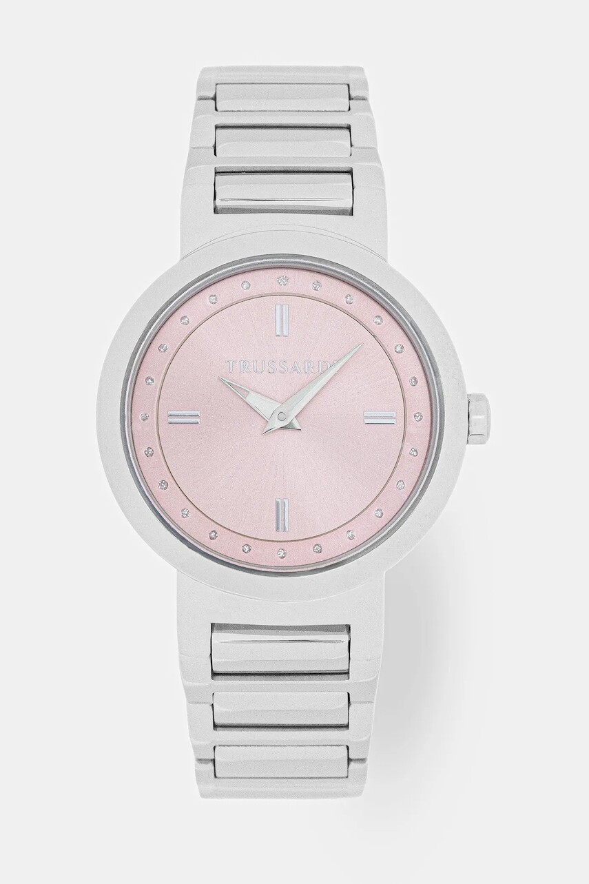 Hodinky Trussardi T-BRIDGE dámske, strieborná farba, R2453171508
