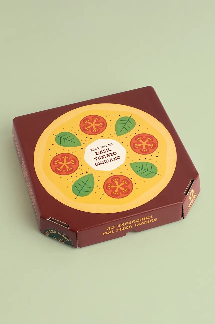 Sada na pestovanie rastlín RESETEA Pizza Lovers EN 21,5 x 21,5 x 3,5 cm viac farieb