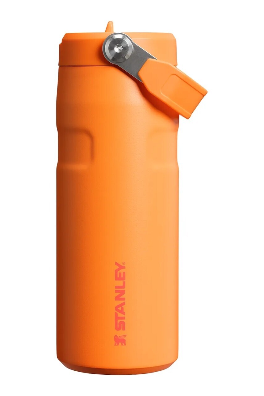 Termo fľaša Stanley The IceFlow™ Bottle Flip Straw 2.0 0,47 l oranžová farba