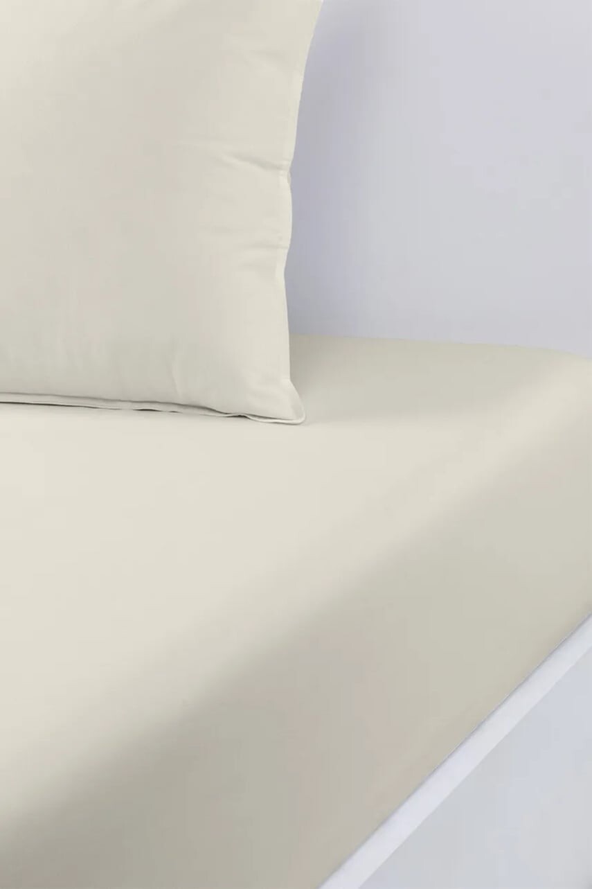 Bavlnená napínacia plachta BOSS BEBOSS Moon 90 x 200 cm béžová farba