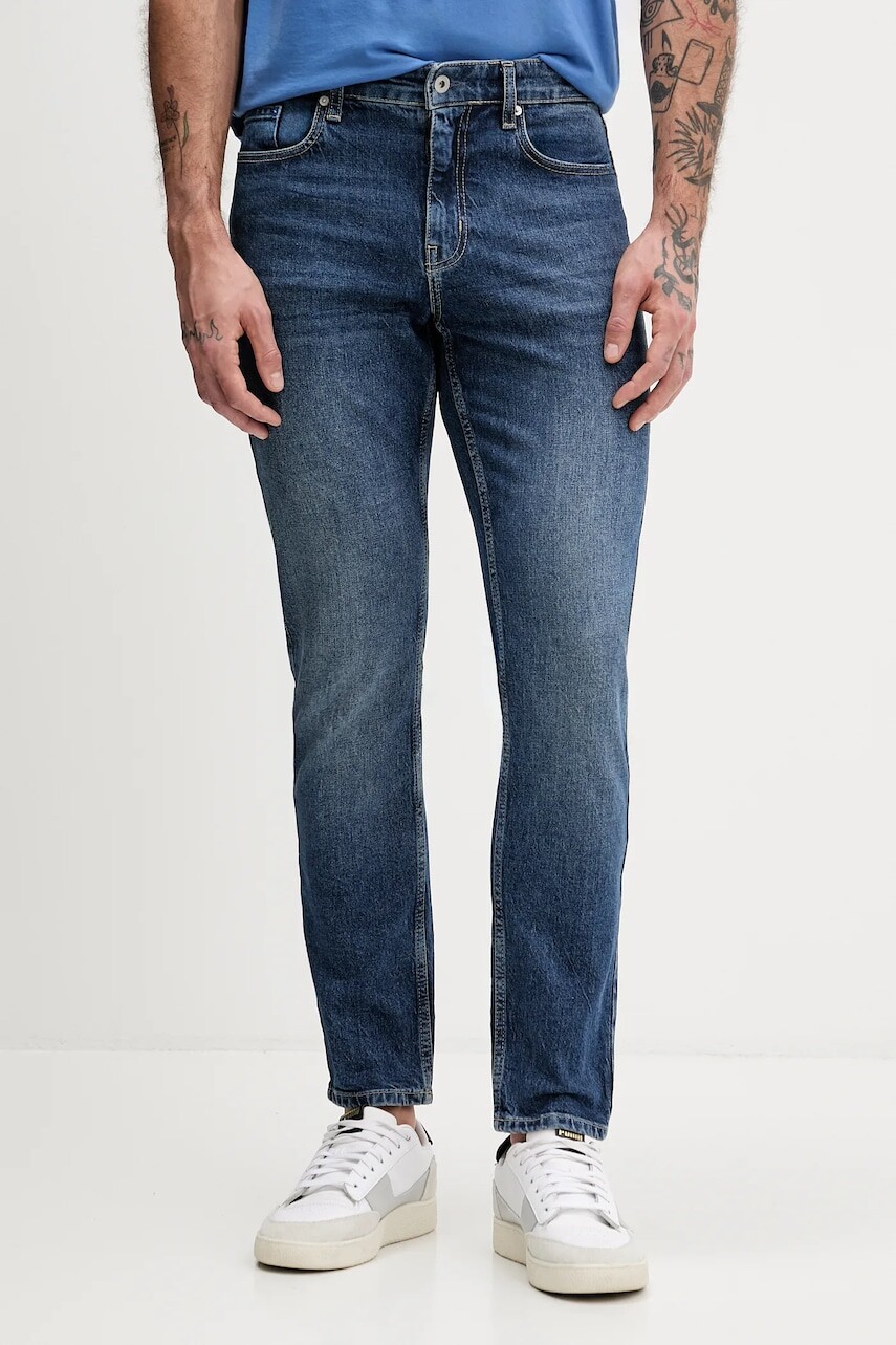 Rifle Karl Lagerfeld Jeans tmavomodrá farba, B1M10035