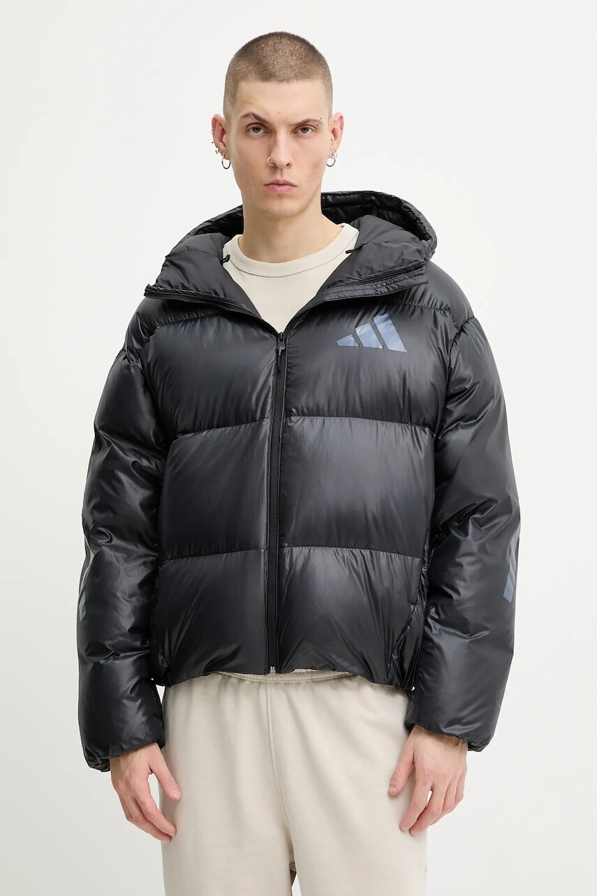 Páperová bunda adidas adidas x Z.N.E čierna farba, zimná, oversize, JL6905