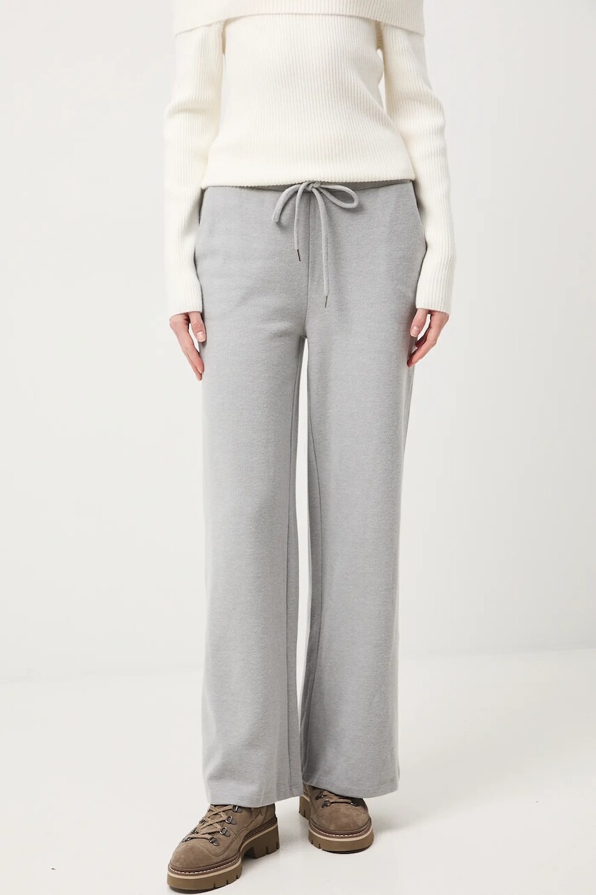 Tepláky Medicine šedá farba, melanžová