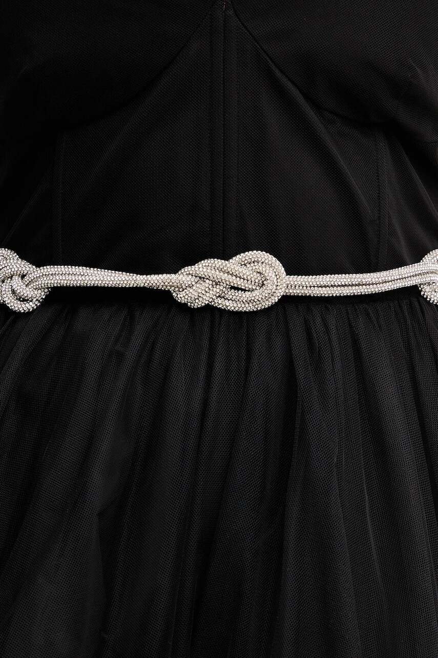 Opasok Morgan strieborná farba, 3FILA