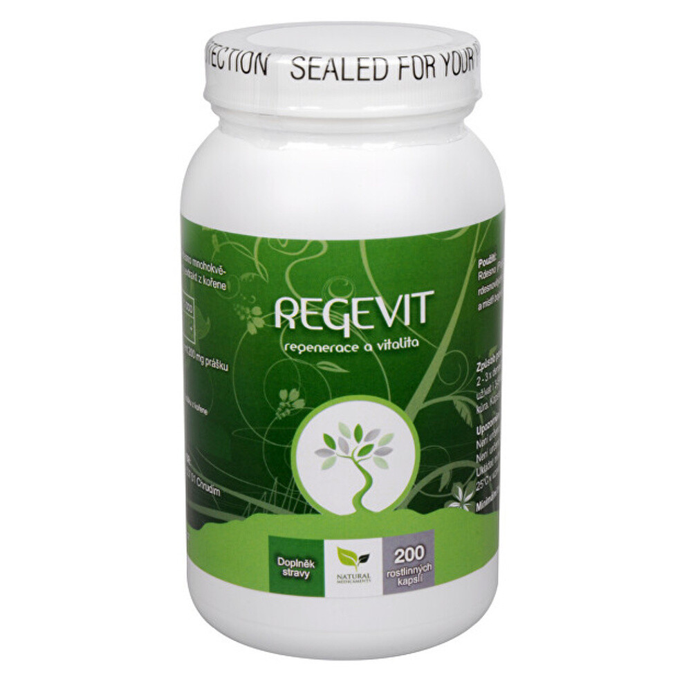 NATURAL MEDICAMENTS Regevit 200 tabliet