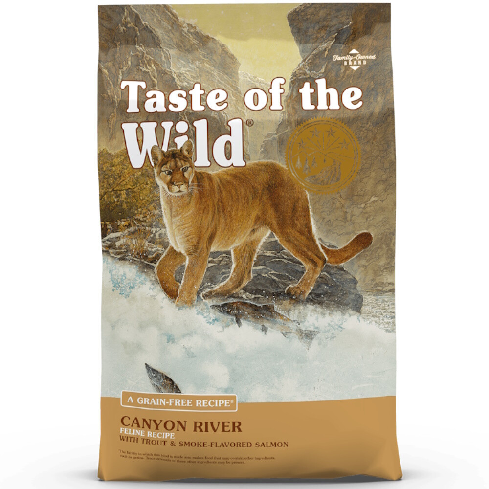 TASTE OF THE WILD Canyon River granule pre mačky 1 ks, Hmotnosť balenia (g): 6,6 kg