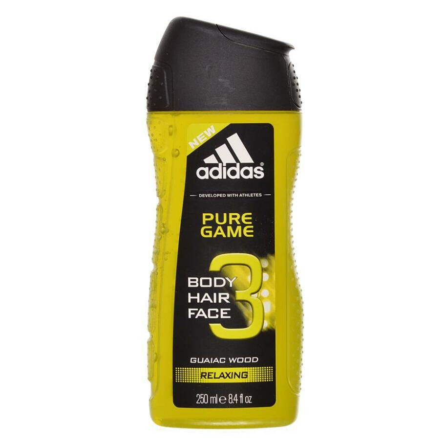 ADIDAS Pure Game Relaxing 3v1 sprchový gél 250 ml