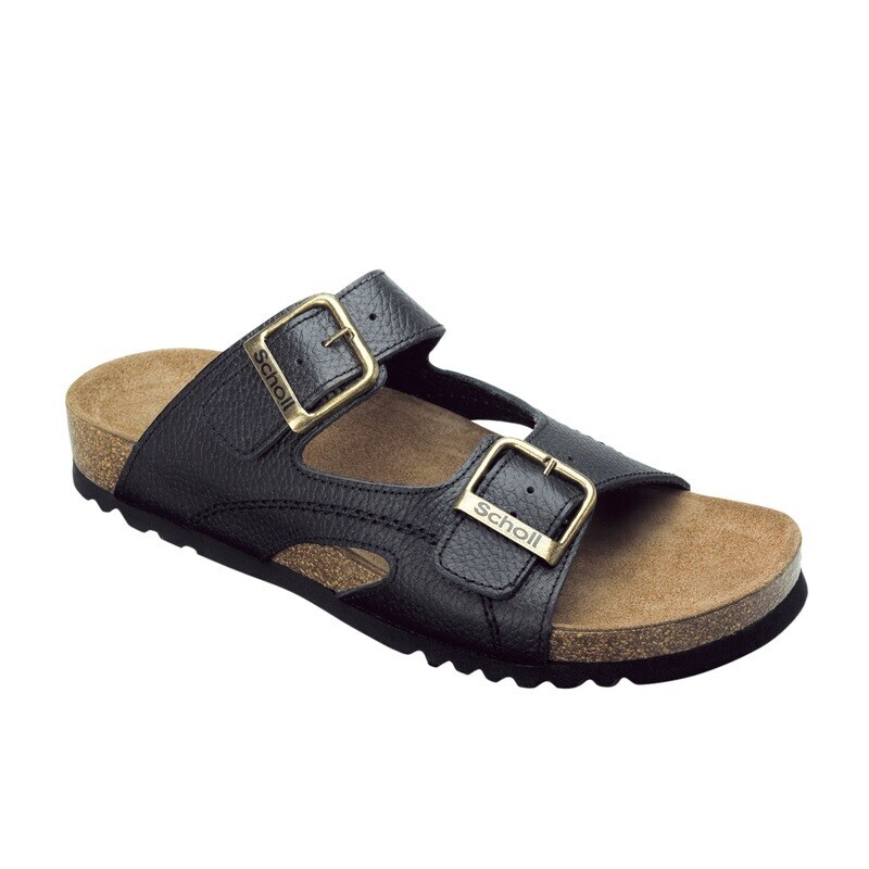 Pánske papuče Scholl Moldava AD, čierne, veľkosť41, 41 EU