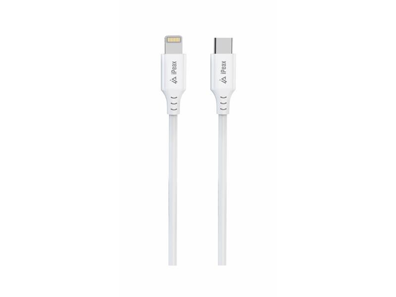 Kábel iPEAX 90010115 USB-C/Lightning 1,5 m biely