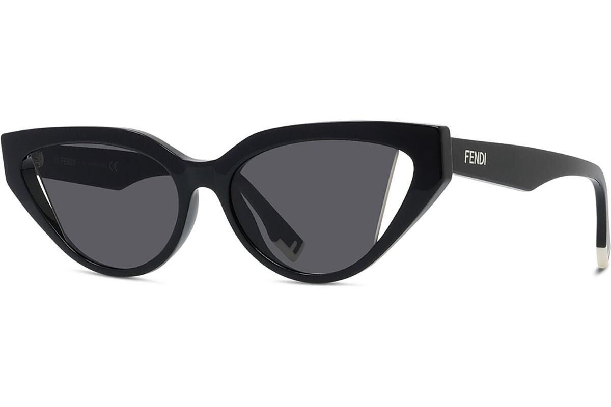 FENDI Way Grey Cat Eye Sunglasses - ONE SIZE (52)