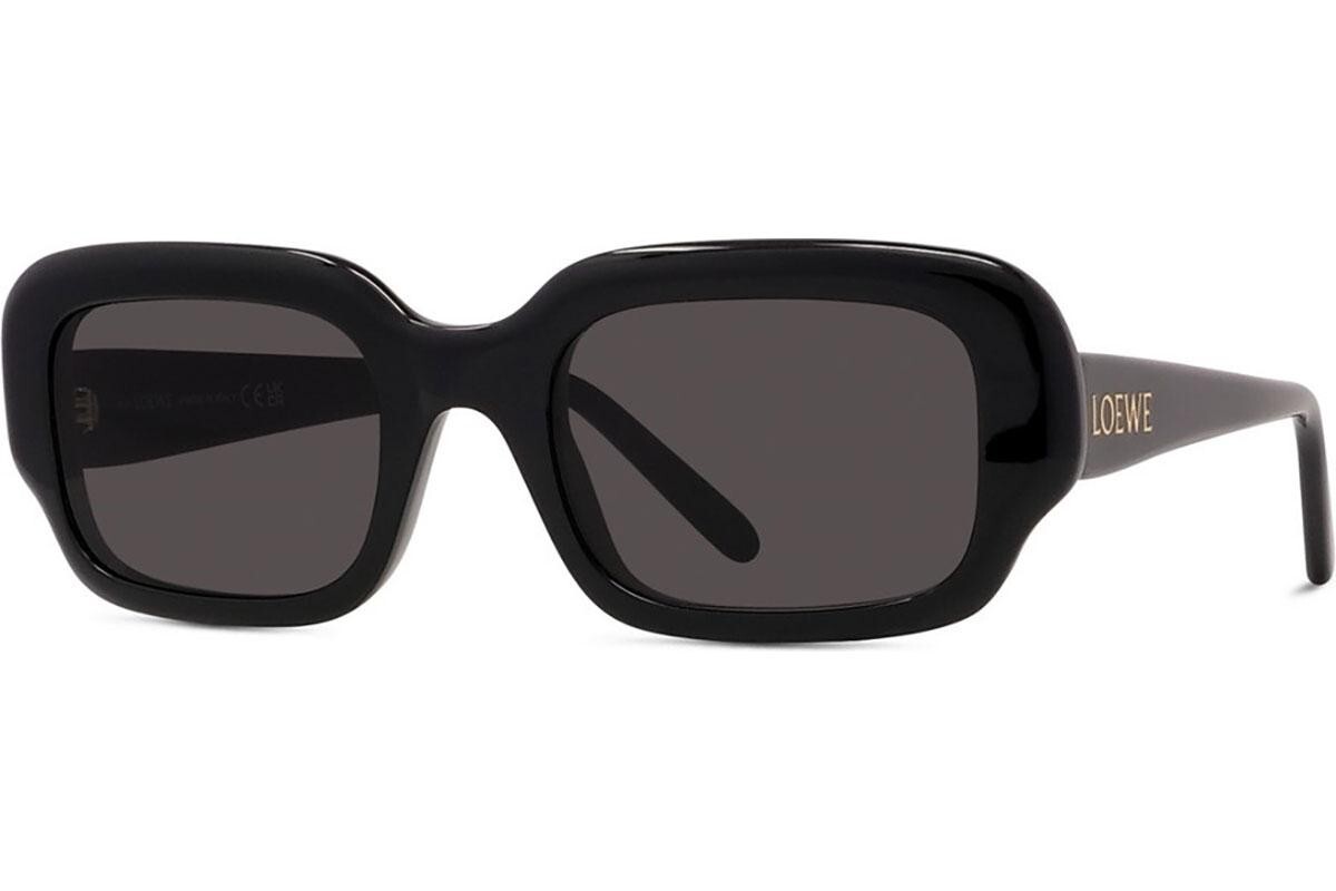 Loewe Slim Black Rectangular Sunglasses - ONE SIZE (51)