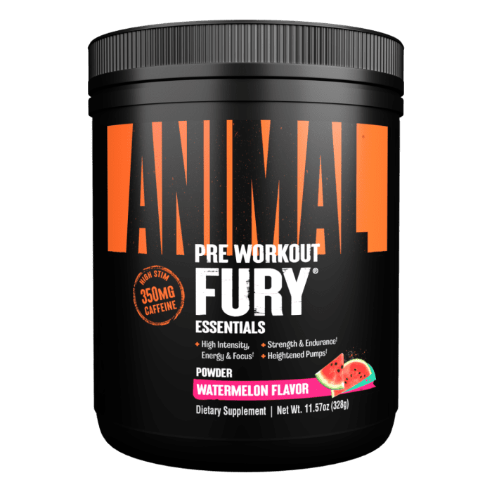 Universal Nutrition Animal Fury 495 g modrá malina