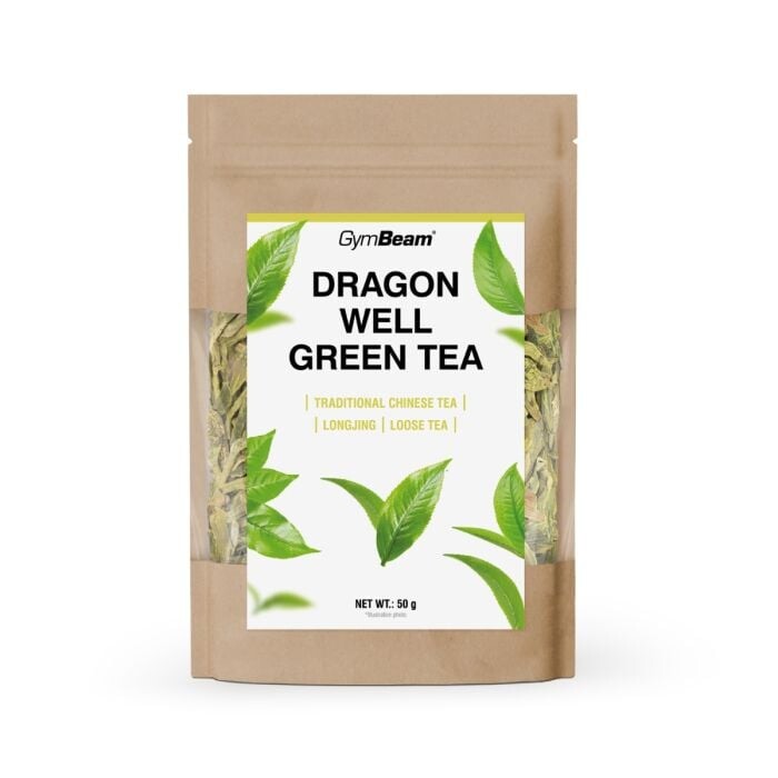 GymBeam Zelený čaj Dragon Well (Longjing) 50 g