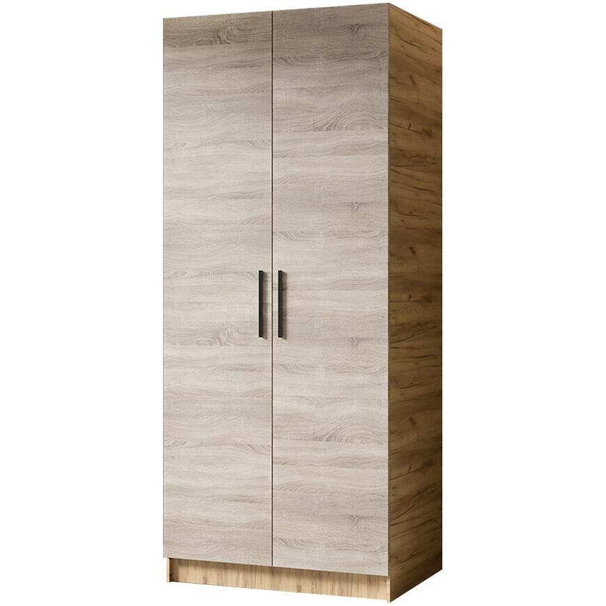 Skriňa Gold 2d Dub Craft Zlatý/Dub Sonoma