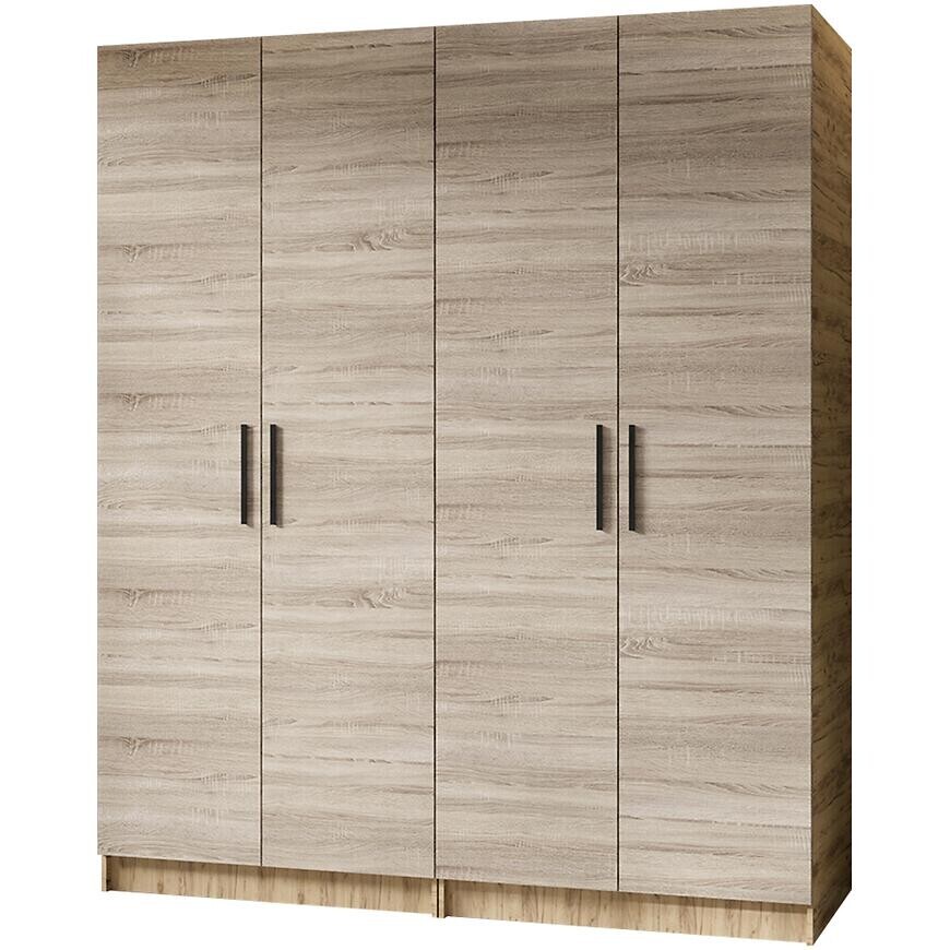 Skriňa X2 Gold 2d Dub Craft Zlatý/Dub Sonoma