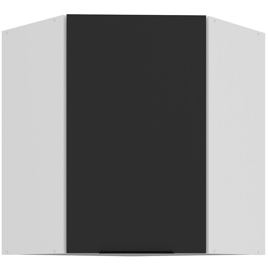 Kuchynská skrinka Aria-Bl/Wh Anti Fingerprint 60x60 Gn-72 1f (45°)