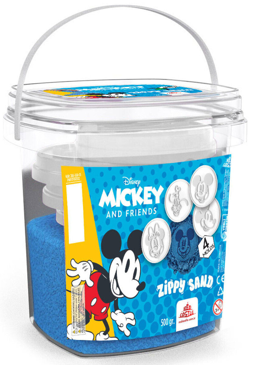 Kinetický piesok Mickey - modrý + formičky