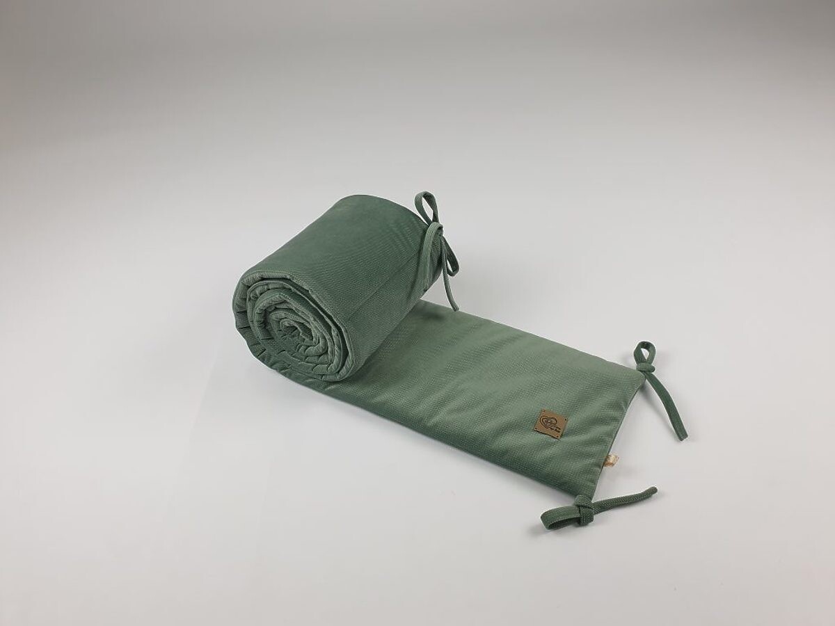 Ochranný mantinel do postieľky - zelená