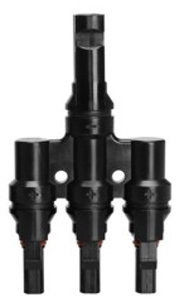 MOREDAY Konektor MC4 typ T (vidlica) - 1000V/20A (2,5-6 mm²) Veľkosť: 3v1 samec