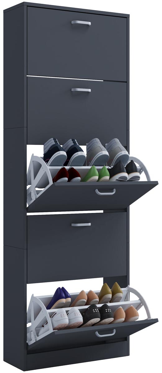 Stojan na topánky Sipos XL, antracitový