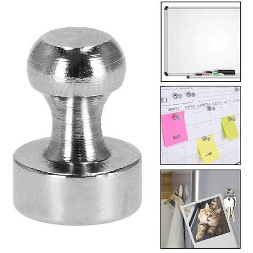 Neodýmové magnety na chladničku/tabuľu - 10 ks