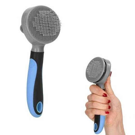 Kefa na česanie srsti psa, mačky - okrúhla