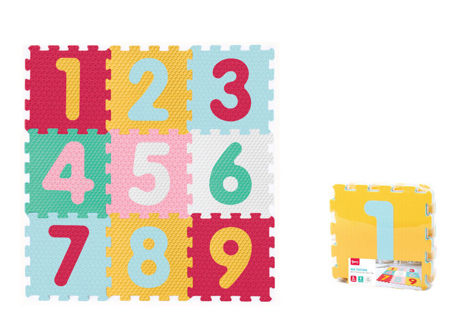 Bloky mäkké čísla 8ks/29cm