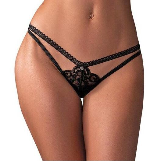 Obsessive Blomentis tangá - čierne: M/L