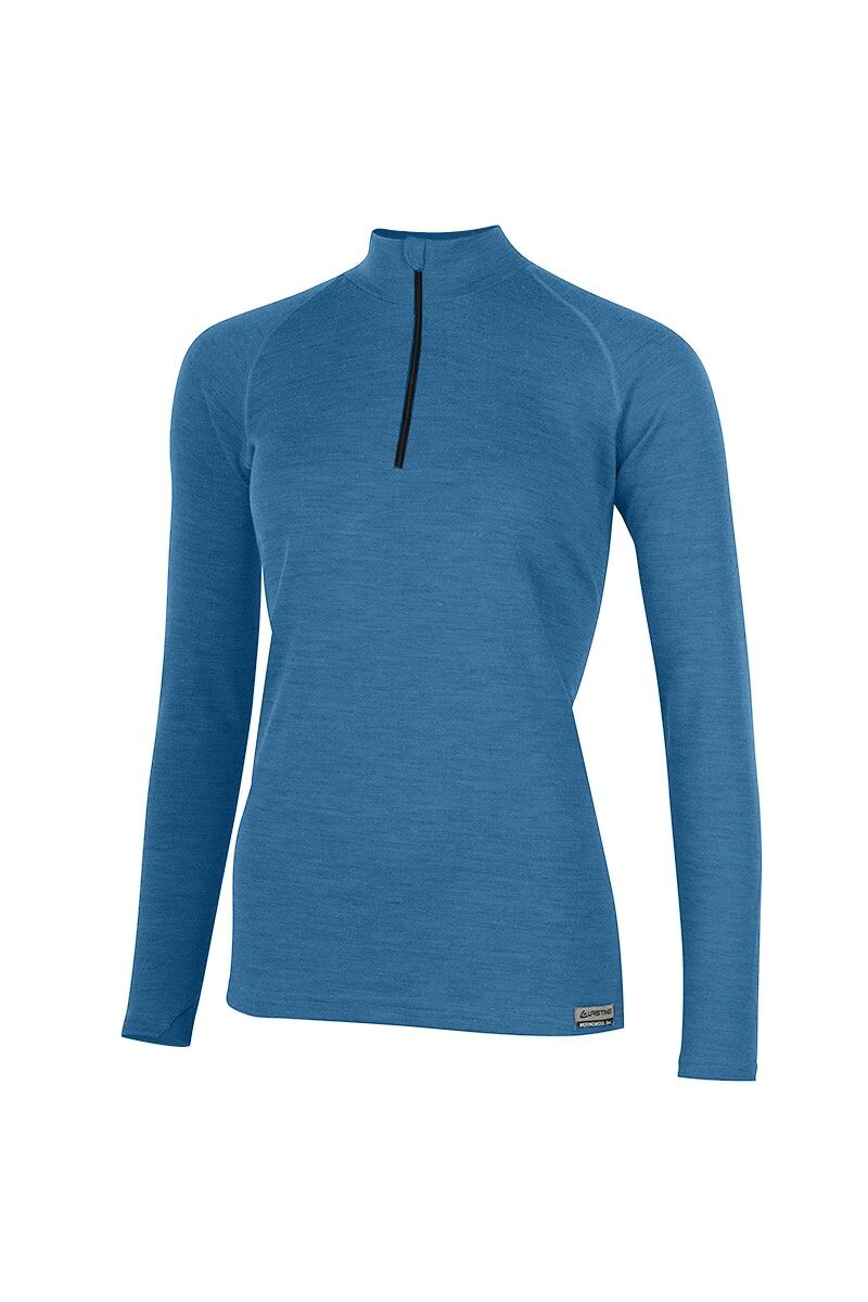 Lasting dámska merino mikina LAURA 5159 modrá Veľkosť: M 8595067907635