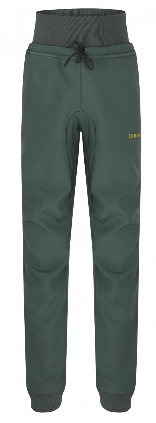 Husky Detské softshell nohavice Kanto K faded green Veľkosť: 128