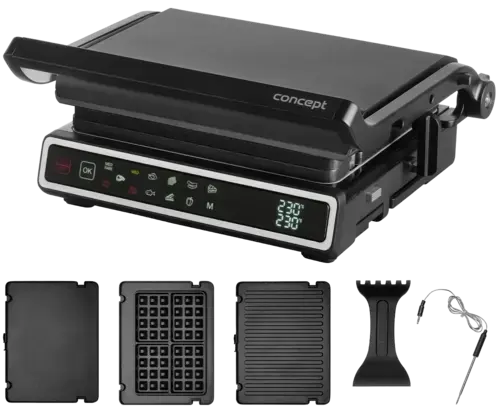 CONCEPT Kontaktný gril s teplotnou sondou GE3550
