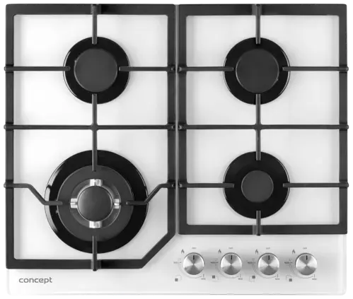 CONCEPT PDV7460wh Plynová doska vstavaná 60 cm WHITE