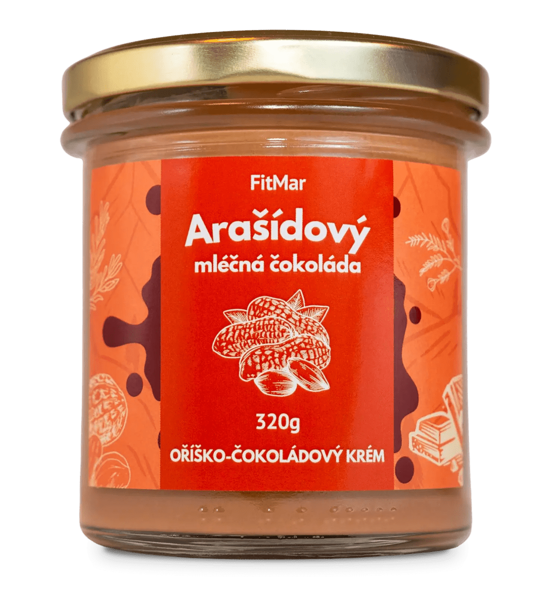 Arašidový krém s mliečnou čokoládou