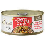 Konzerva APPLAWS Dog Chicken, Beef Liver & Veg 156 g