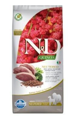 N&D Quinoa DOG Neutered Duck&Broccoli&Asp.