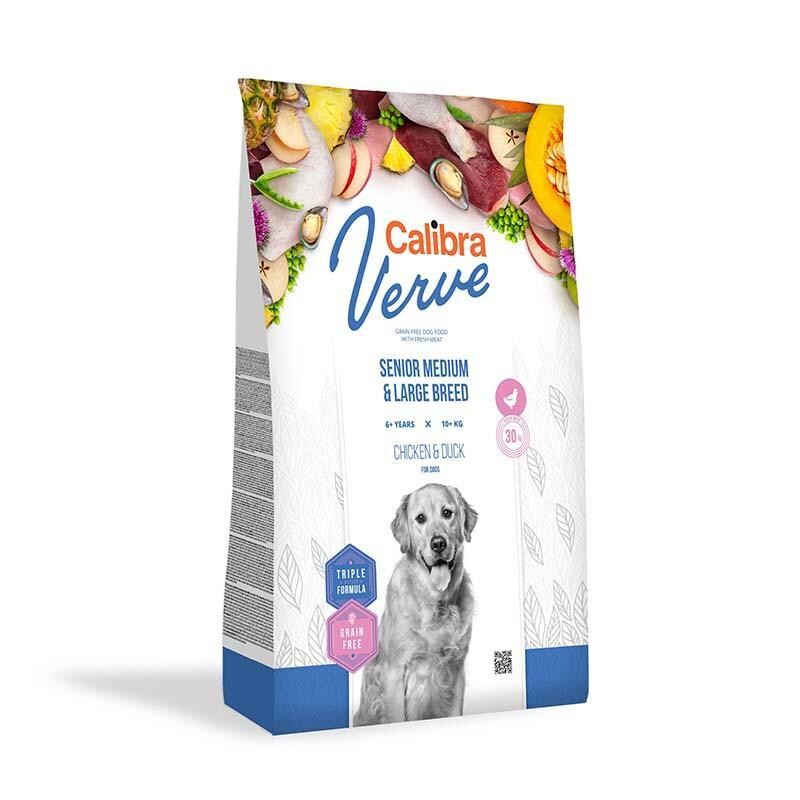 Calibra Dog Verve GF Senior M&L Chicken&Duck