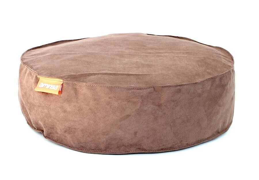 Kulatý pelíšek Aminela Full comfort 50/12cm hnědá