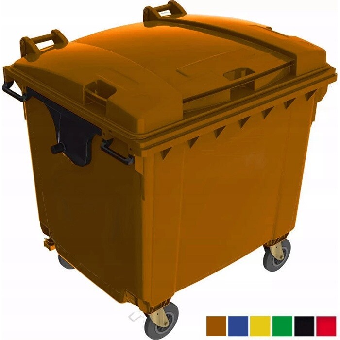 Kontajner 1100L - Hnedý