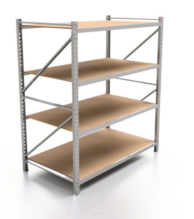 Priemyselný regál 250x180x100 4 police - Štartovací segment