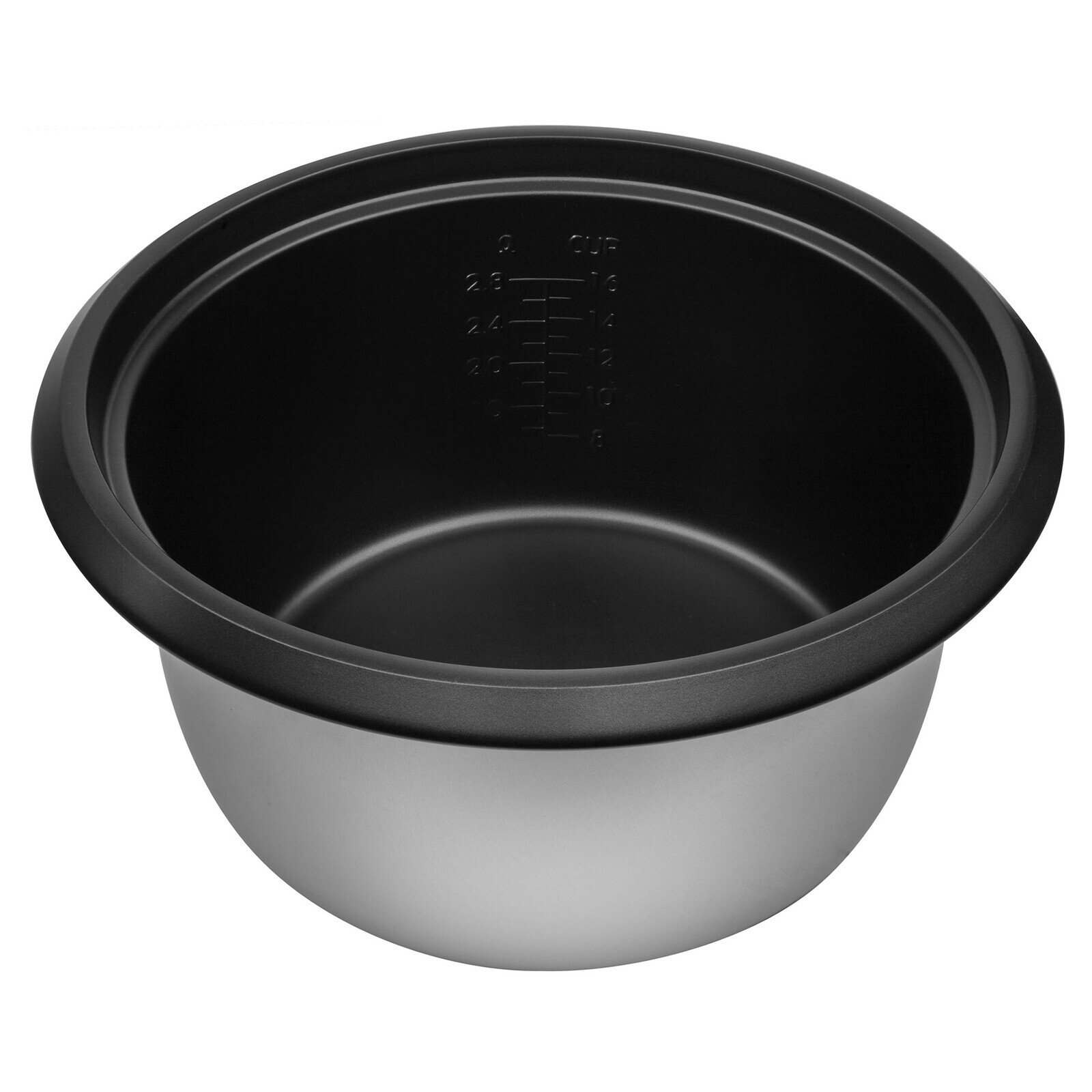 Sencor SDXD 008  Nádoba k ryžovaru Vyberateľná vnútorná nádoba k ryžovaru s nepriľnavým povrchom s objemom 2,8 l (na prípravu 2300g ryže) Pre modely