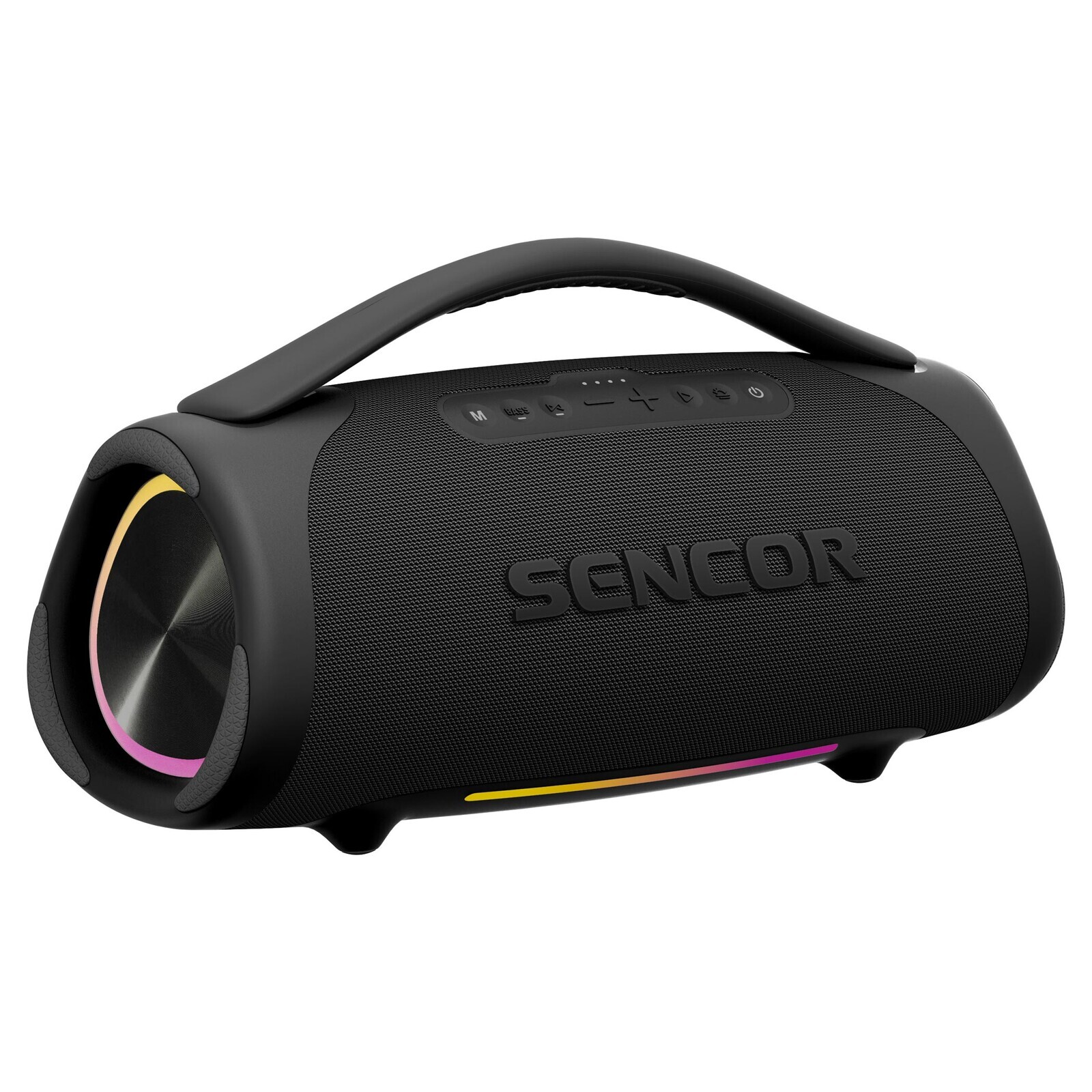 Sencor RESONEX MEGA Vodovzdorný bluetooth reproduktor Vodovzdorný reproduktor so stupňom krytia IPX7, Kryt reproduktora z prémiovej tkaniny, Funkcia