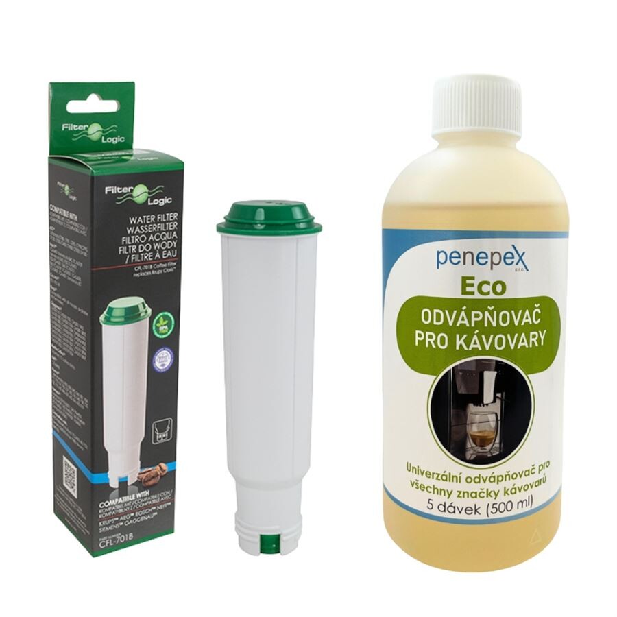 FilterLogic CFL-701B filter za Nivona Claris NIRF700 + Penepex Eco univerzálny odvápňovač 500 ml
