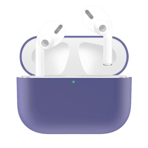 Silikónový obal pre Airpods Pro - Sivo fialová