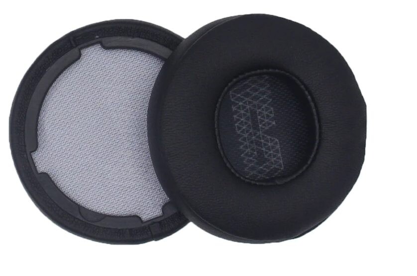 Náhradné náušníky pre slúchadlá JBL Live 400BT, 460NC - Čierne, kožené