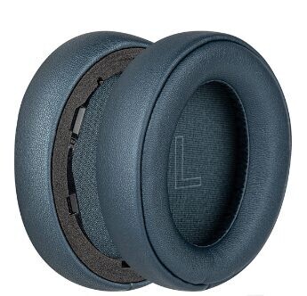 Náhradné náušníky pre slúchadlá Anker Soundcore Life Q30 a Q35 - Modré so švami, kožené