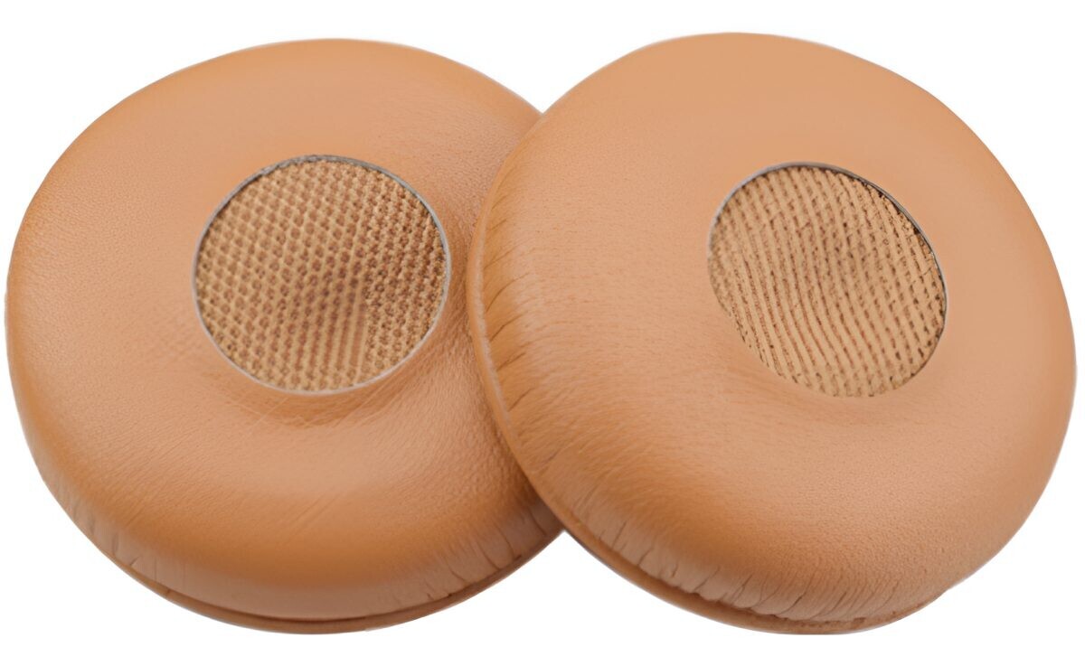 Náhradné náušníky pre slúchadlá AKG Y40, Y45BT - Hnedé, kožené