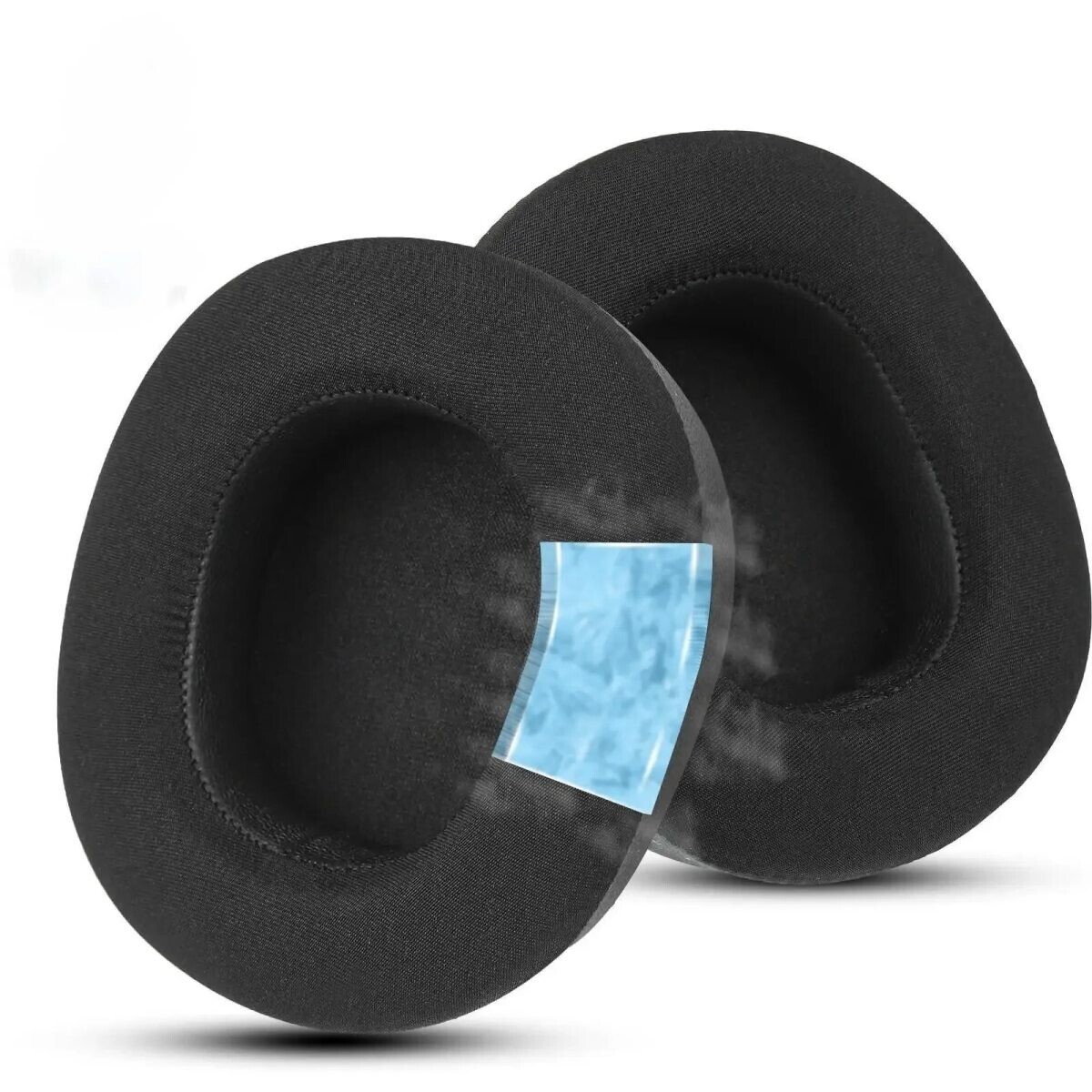 Náhradné náušníky pre slúchadlá Steelseries Arctis Nova Pro Wired - Čierne, s chladivým gélom