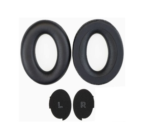 Náhradné náušníky pre slúchadlá Bose Aviation 30 - Čierne, kožené
