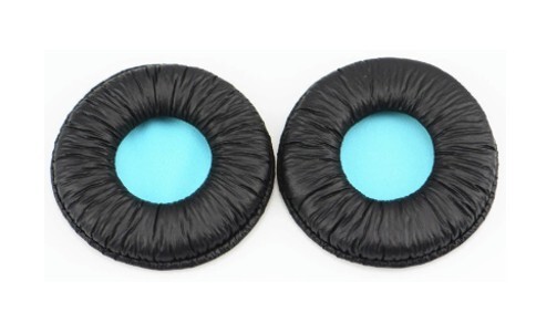 Náhradné náušníky pre slúchadlá Sony MDR-V55 - čierne s modrým vnútrom