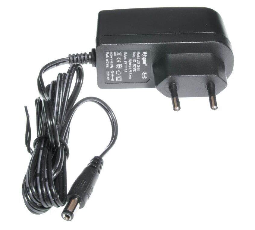 Napájací sieťový adaptér 9V 1000mA 5,5 - 2,1 mm